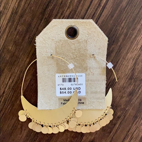 Anthropologie cara coin hoop earring - Picture 8 of 8